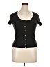 Sanctuary Black Short Sleeve Top Size XL - photo 1
