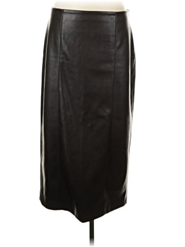 MNG Faux Leather Skirt (view 1)