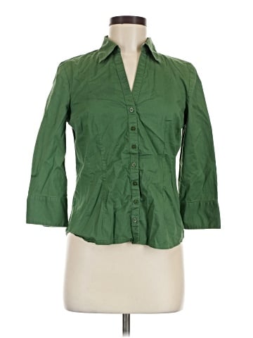 St. John's Bay 3/4 Sleeve Button-Down Shirt (view 1)