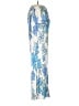 Peppermayo 100% Polyester Floral Blue Casual Pants Size 8 - photo 5