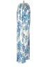Peppermayo 100% Polyester Floral Blue Casual Pants Size 8 - photo 4