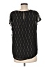CeCe Black Short Sleeve Blouse Size M - photo 2