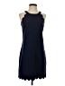 Maison Jules Solid Blue Cocktail Dress Size 0 - photo 1