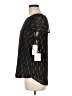 CeCe Black Short Sleeve Blouse Size M - photo 5