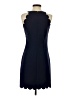 Maison Jules Solid Blue Cocktail Dress Size 0 - photo 2
