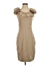 Taylor Tan Cocktail Dress Size 4 - photo 1