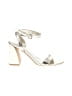 Nine West Silver Sandals Size 9 1/2 - photo 1