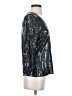 St. John Silver 3/4 Sleeve Top Size S - photo 4