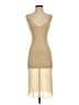 Theory 100% Polyester Tan Cocktail Dress Size 00 - photo 1