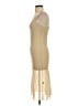 Theory 100% Polyester Tan Cocktail Dress Size 00 - photo 5