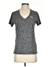 Under Armour 100% Polyester Gray Active T-Shirt Size S - photo 1