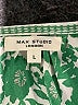 Max Studio 100% Polyester Green 3/4 Sleeve Blouse Size L - photo 7