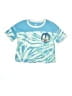 Justice Tie-dye Blue Short Sleeve T-Shirt Size L (kids) - photo 1