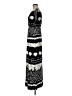 Boston Proper Print Black Casual Dress Size M - photo 5