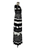 Boston Proper Print Black Casual Dress Size M - photo 4