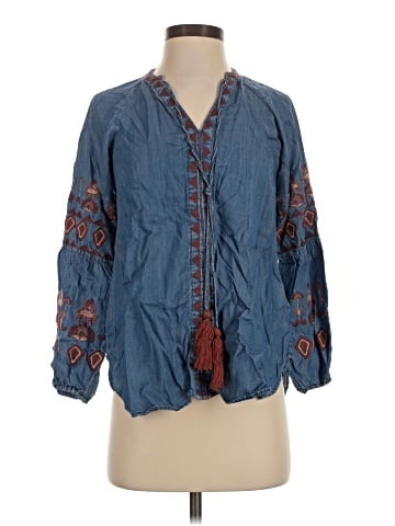 Altar'd State 3/4 Sleeve Blouse (view 1)