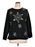 Karen Scott Sport Stars Black Pullover Sweater Size XL - photo 1