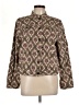 Charter Club Print Brown Jacket Size L (petite) - photo 1
