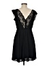 Express 100% Polyester Solid Black Cocktail Dress Size 8 - photo 2