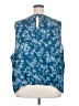 Torrid Blue Sleeveless Blouse Size 5X Plus (5) - photo 2