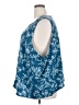 Torrid Blue Sleeveless Blouse Size 5X Plus (5) - photo 5