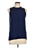 Vince. Blue Sleeveless Blouse Size L - photo 1