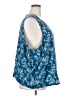 Torrid Blue Sleeveless Blouse Size 5X Plus (5) - photo 4