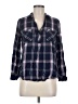 Soft Joie 100% Rayon Plaid Blue Long Sleeve Blouse Size M - photo 1