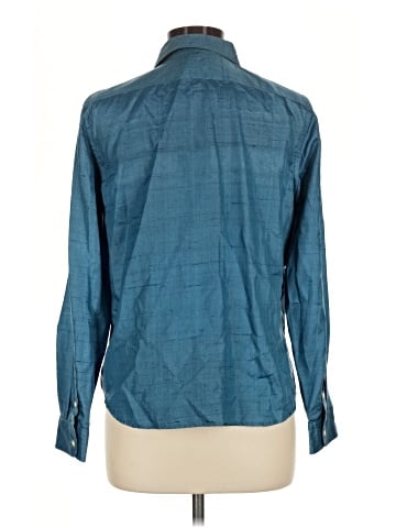 Lauren by Ralph Lauren Long Sleeve Silk Top (view 2)