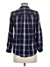 Soft Joie 100% Rayon Plaid Blue Long Sleeve Blouse Size M - photo 2