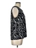 JM Collection Black Sleeveless T-Shirt Size L - photo 4