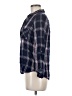 Soft Joie 100% Rayon Plaid Blue Long Sleeve Blouse Size M - photo 5