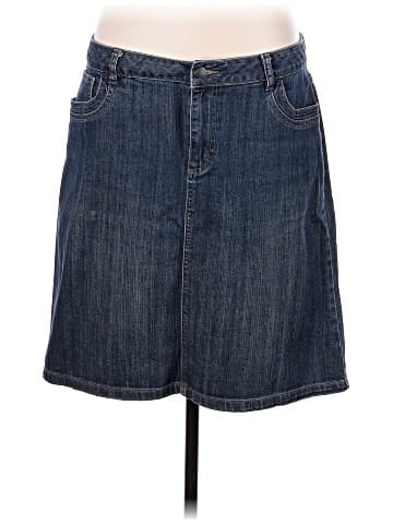 Liz Claiborne Denim Skirt (view 1)