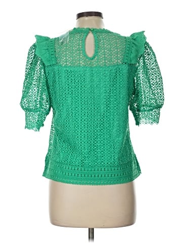 Ultra Pink Short Sleeve Blouse (view 2)