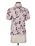 Eddie Bauer Floral Purple Short Sleeve Blouse Size XS - photo 1