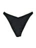 Gilly Hicks Chevron-herringbone Black Swimsuit Bottoms Size S - photo 2