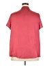 Torrid Red Short Sleeve Blouse Size 2X Plus (2) - photo 2