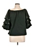 CeCe Green 3/4 Sleeve Blouse Size L - photo 1