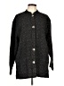 Chico's Design 100% Cotton Black Coat Size Lg (2) - photo 1