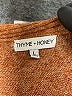 Thyme and Honey Brown Pullover Sweater Size L - photo 7