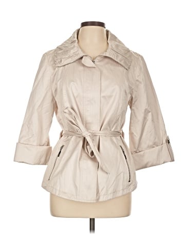 White House Black Market Trenchcoat (view 1)