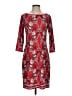 Max Studio Print Red Casual Dress Size S - photo 1