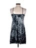 Zara 100% Polyester Stars Silver Teal Cocktail Dress Size M - photo 2