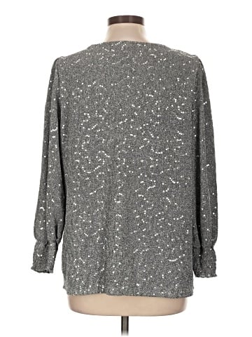 NY Collection Long Sleeve Blouse (view 2)
