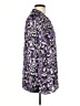 MICHAEL Michael Kors 100% Polyester Paisley Purple Long Sleeve Blouse Size L - photo 4