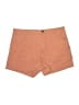 Lee Solid Orange Khaki Shorts Size 16 - photo 1