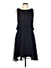 Connected Apparel Stars Blue Cocktail Dress Size 12 (petite) - photo 1
