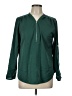 Unbranded 100% Polyester Green Long Sleeve Blouse Size L - photo 1
