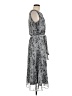 MSK Paisley Gray Casual Dress Size 8 - photo 4