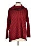 Calvin Klein 100% Acrylic Houndstooth Red Turtleneck Sweater Size L - photo 1